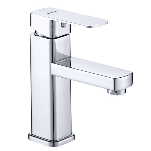 Sanitary Ware Suite Alton 9001 Single Lever Basin Mixer, Hot & Cold Mixer With 18" Ss-304 Hose Pipe (Chrome)