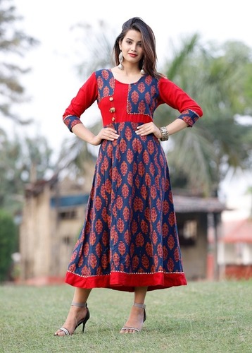 Cotton Designer Kurti Decoration Material: Laces