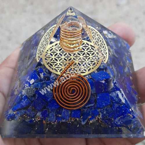 Lapis lazuli orgonite pyramid Lapis lazuli orgonite pyramid