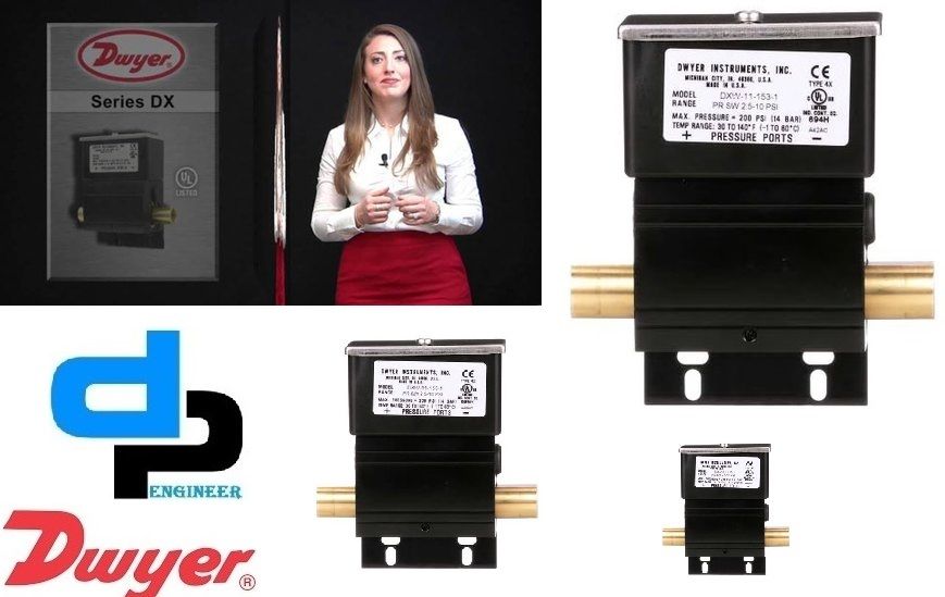 Dwyer DXW-11-153-2  Differential Pressure Switch