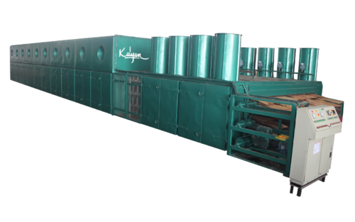 Jet Ventilated Roller Track Veneer Dryer 10 Section 3 Decks (15') - Air Pressure: 0.6-0.8 Mpa