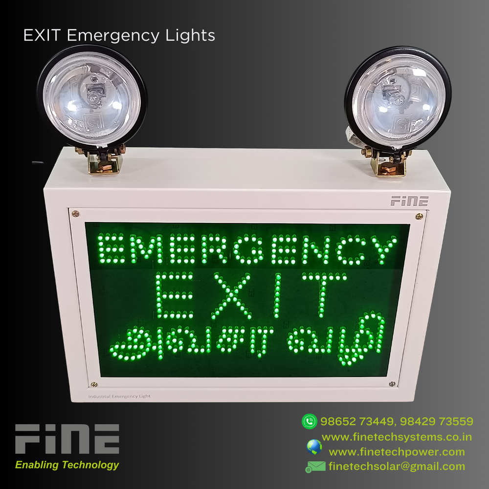 Multilingual LED Exit Board