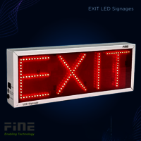 Exit Slim Fit Led Display - Material: Cold Rolled Steel Sheet