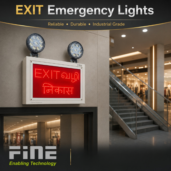 Emergency Exit Lights - Charging Time: 7-8 Hours