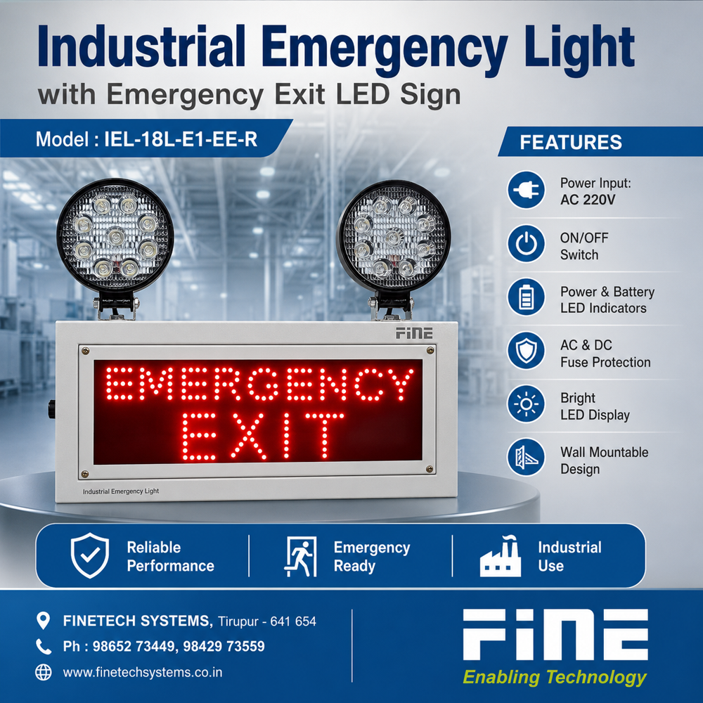 Industrial Emergency Exit Light Led Doom - Charging Time: 7-8 Hours