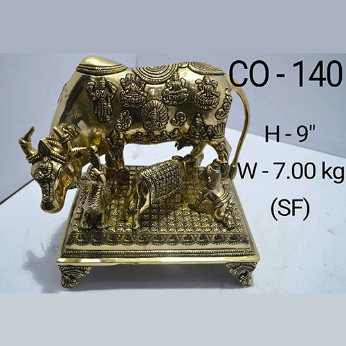 Brass Cow Statues