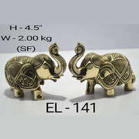 Brass Stone Work Elephant