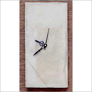 Concrete Rectangular Wall Clock - Analog Style, Available in Various Colors