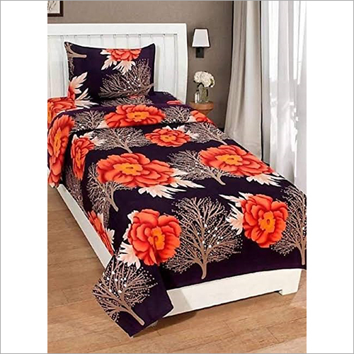 Available In Multicolour Printed 3D Bed Sheet