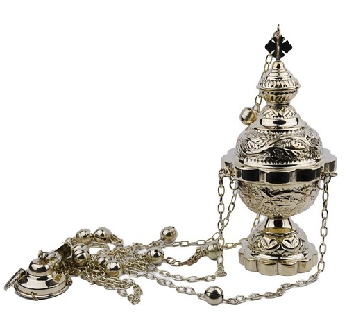 Brass High Quality Church Censer With Boat & Chain / Church Product Supplier By BRASSWORLD INDIA