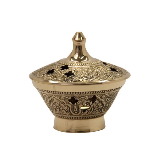 High Quality Antique Censer With Boat & Chain By Brassworld India