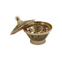 High Quality Antique Censer With Boat & Chain By Brassworld India