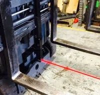 Forklift Laser Alignment System