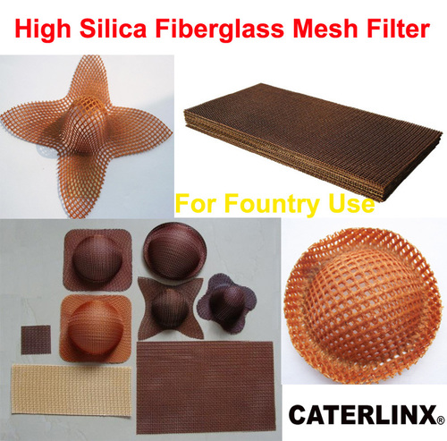 High Silica Fiberglass Mesh Filter for Foundry use