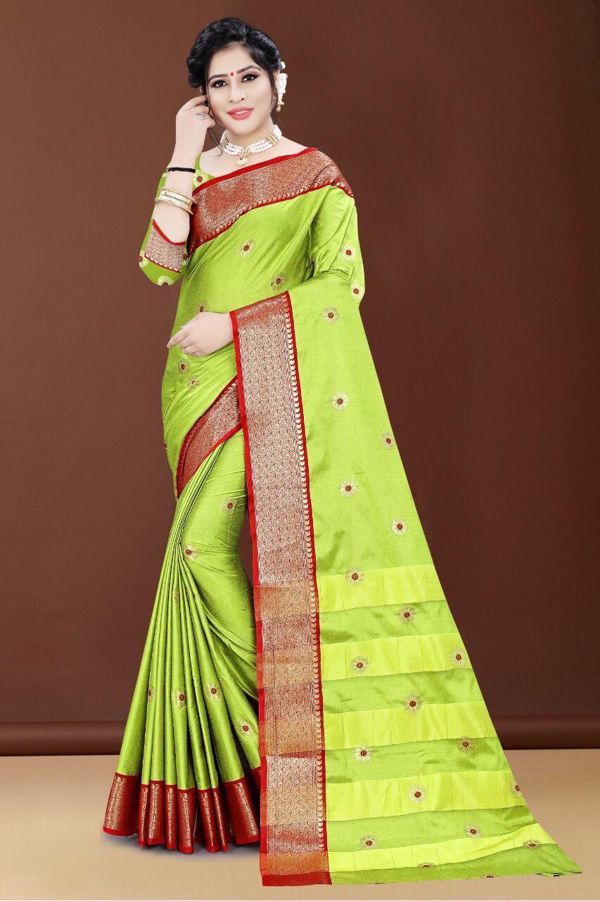 Designer Cotton Silk Saree