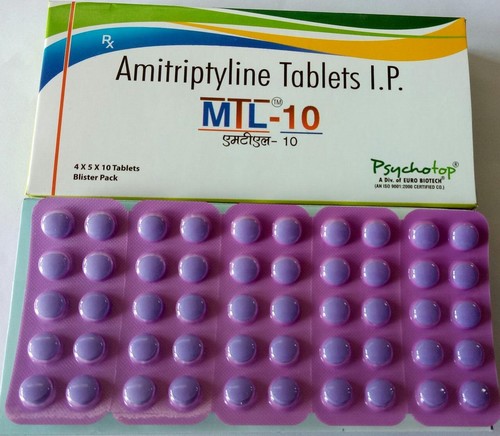 Amitriptyline 10 mg & 25 mg