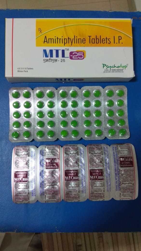 Amitriptyline 10 mg & 25 mg