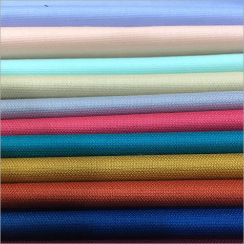 Dobby Plain Birdeye Cotton Shirting Fabric