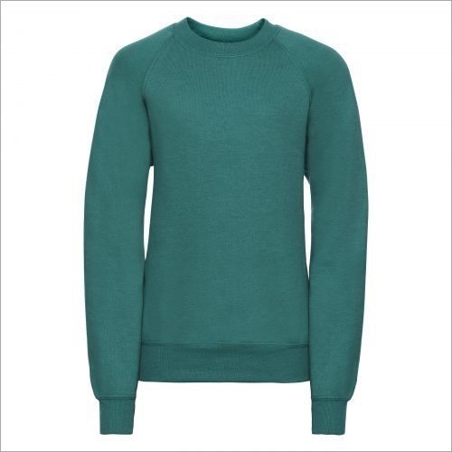 Round Collar Sweatshirt - Cotton Blend, Sizes L, M, XL | Long Sleeves, Available in Different Colors, Washable, Ideal for Winter Wear