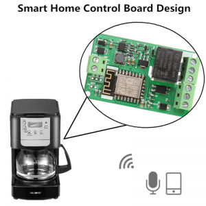 Smart Home Devices - PCB 50x70mm, 12V, ESP32 | Wi-Fi, Voice Control, Remote Control, Energy Saving, Modular Design
