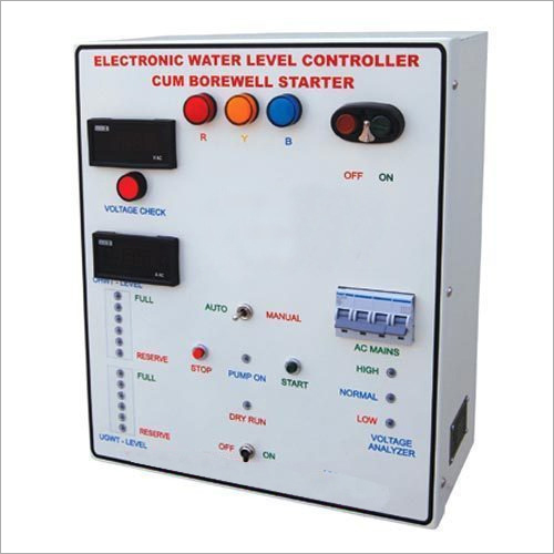 Electronic Water Level Controller Cum Borewell Starter Base Material: Mild Steel
