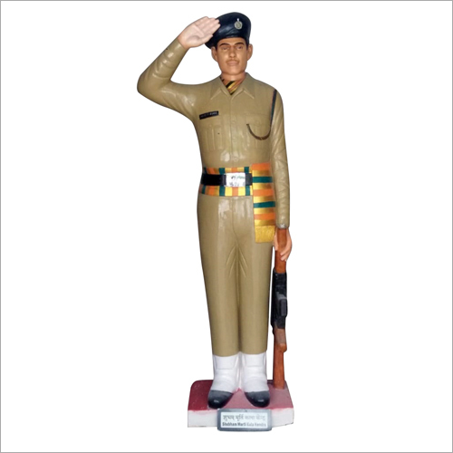 Policeman Marble Statue