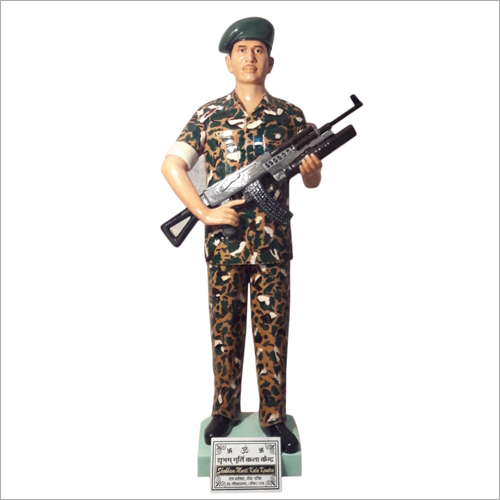 Army Men Marble Statue