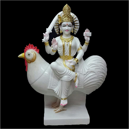 Sarswati Mata Marble Statue