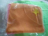 Fleece Baby Blanket - Fleece Material, 23x27 Inches, Available In Green, Orange, Pink, Peach & More | Lightweight, All-season Softness, Whip Stitched Edges