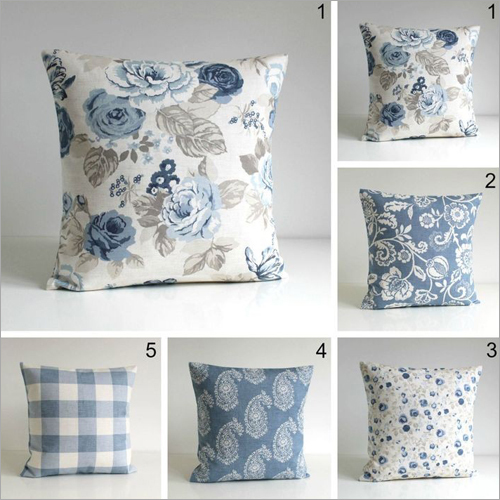 Floral Print Soft Cushion - Soft Fabric, Multicolour Design | Elegant Floral Patterns for Cozy and Stylish Home DÃ©cor