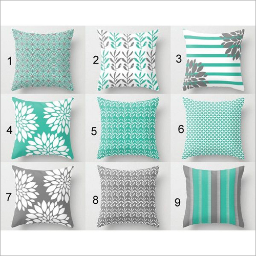 Soft Cushion - Multicolour Printed Fabric | Stylish, Comfortable Seating Solution for Any Space