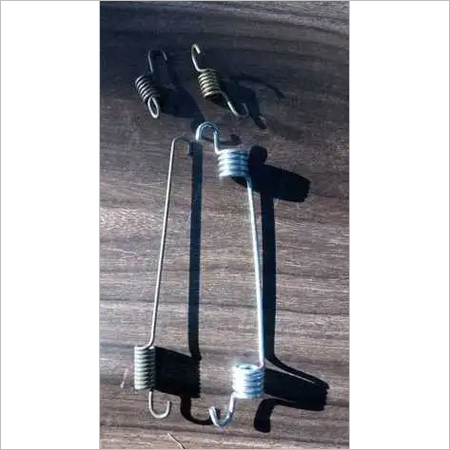 Brake Shoe Spring - Iron Material, Set of 4 Pieces for Three Wheeler | Suitable for Reliable Brake Performance and Quality Finishing