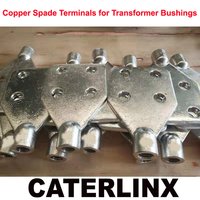 Tinned Brass or Copper Spade Terminals for Transformer Bushings