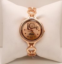 Rose gold watch