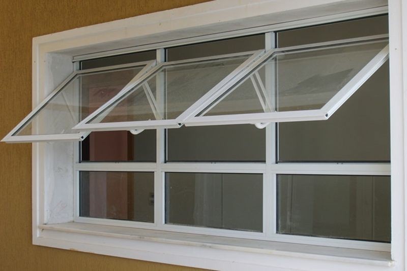 45 Mm Aluminium Casment Openable Windows