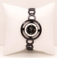 Designer black watch