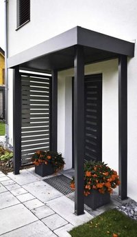 Casement Door With Aluminium Louvers