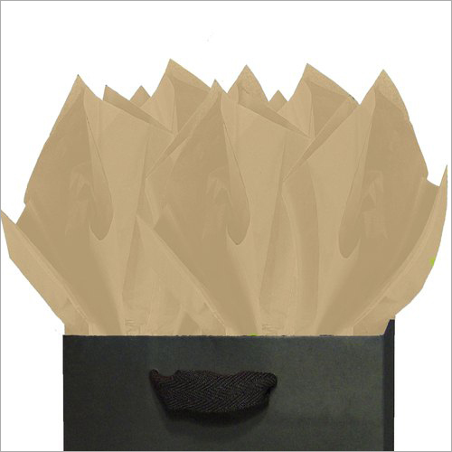 Kraft Paper Leaf Tissue - Kraft Paper Material Brown Color | Eco-Friendly Suitable for Industrial and Commercial Applications