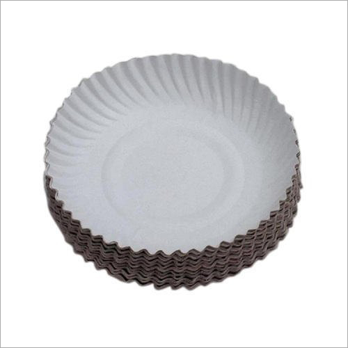 Disposable Paper Plate - Eco Friendly White Design | Perfect for Office, House, and Party Usage