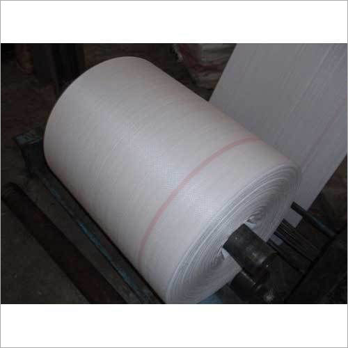 White PP Woven Fabric Roll