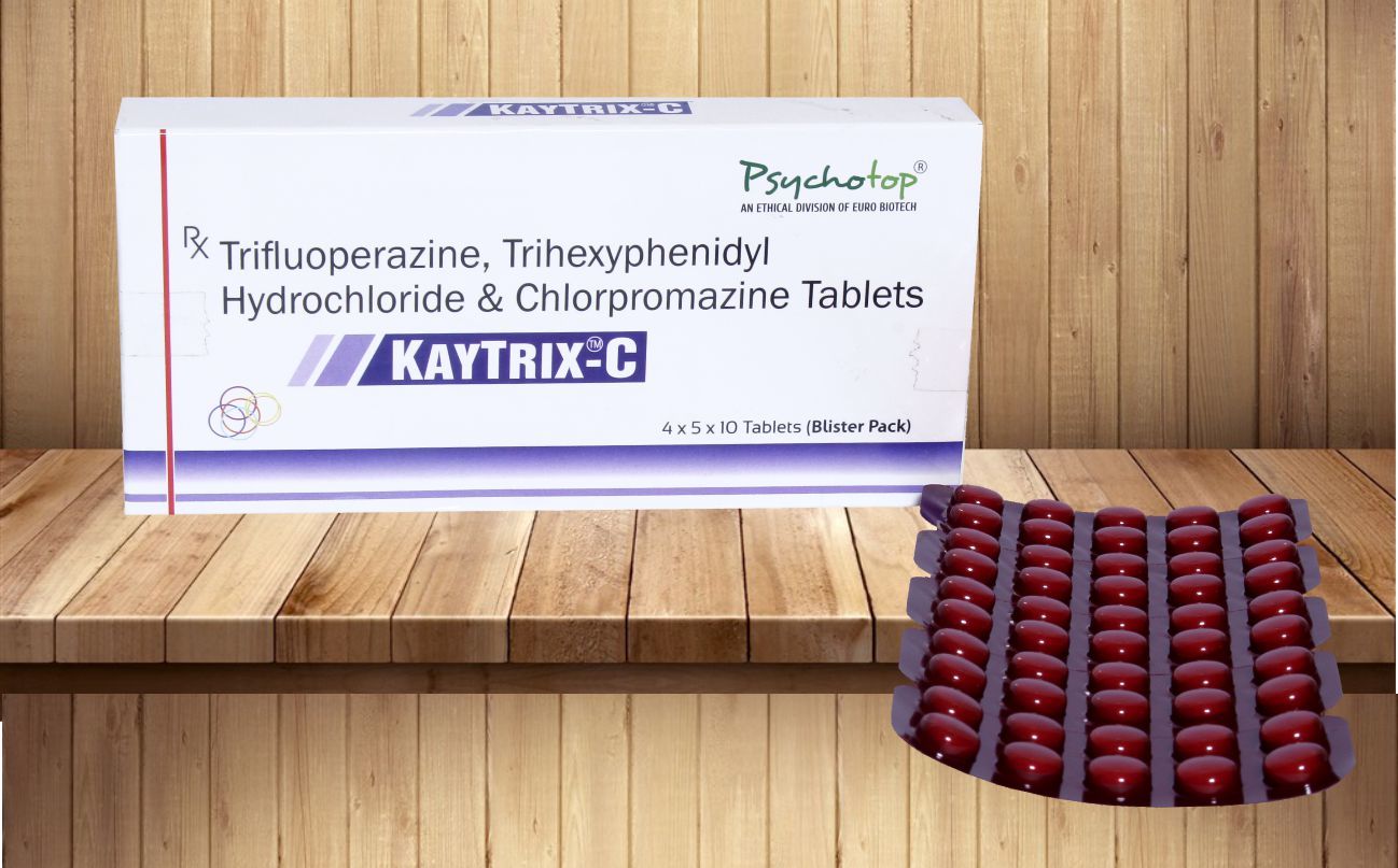 Trifluperazine 5 mg,Trihexiphenidyl 2 mg & Chlorpromazine 50 mg