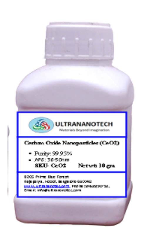 Cerium oxide nano powders or nanoparticles (CeO2)