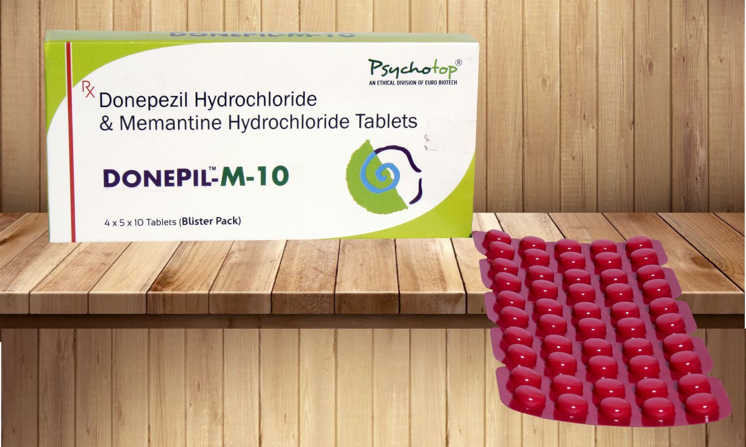 Donepzil Hcl 5 mg & Memantine 5 mg /10 mg