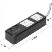 Extension Board 4 USB Ports 2 Sockets