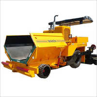 Wet Mix Paver Finisher - 5560x3100x3000 Mm, Metal, Yellow | 4 Cubic Mtrs Capacity, 105 Hp Diesel Engine, Semi-automatic, Durable With 1 Year Warranty