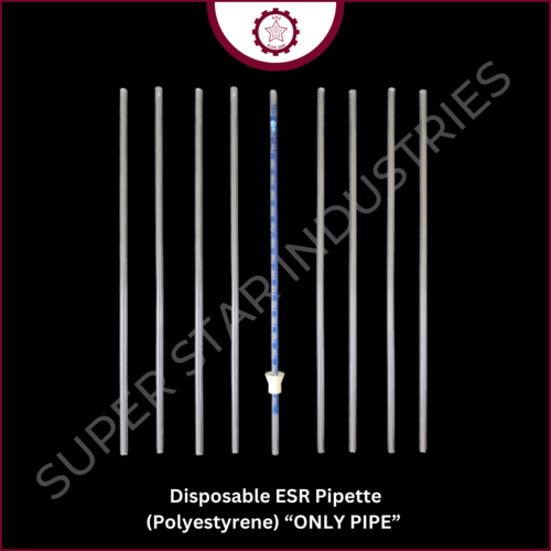 Disposable ESR Pipette (Only Pipe)