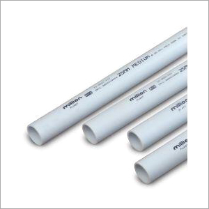 PVC Pipe - PVC Material Cylindrical Shape White Color | Lightweight Leakage Resistant Durable for Corrosive Environments