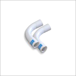 PVC Pipe Bend - PVC Material, White Color | Durable Plumbing Solution for Directional Liquid Flow