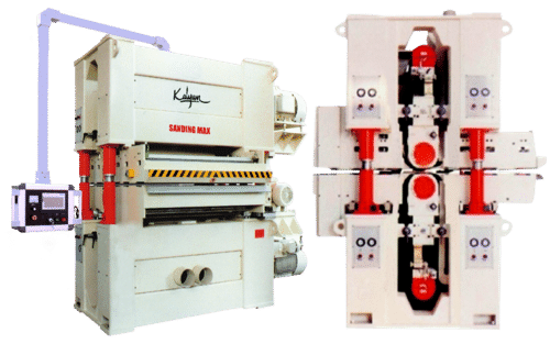 Two Head Top And Bottom Wide Belt Sanding Machine