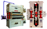 Two Head Top And Bottom Wide Belt Sanding Machine